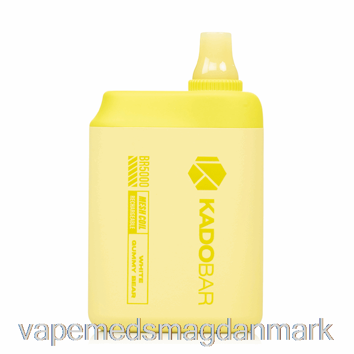 Vape Med Smag Kado Bar Br5000 Engangs Hvid Gummibjørn
